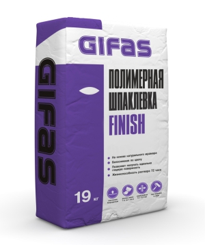Шпатлевка GIFAS FINISH белоснежная (19 кг) /64