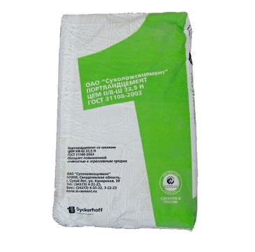 Цемент SLK Cement М-400 ЦЕМ II 32,5Н (25 кг) /56 Сухой Лог