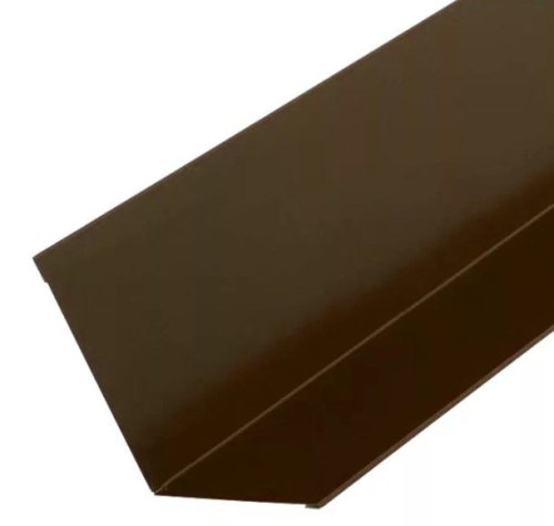 Планка примыкания 20х45х15х15х2000 0,45 RAL 8017 шоколад Docke 