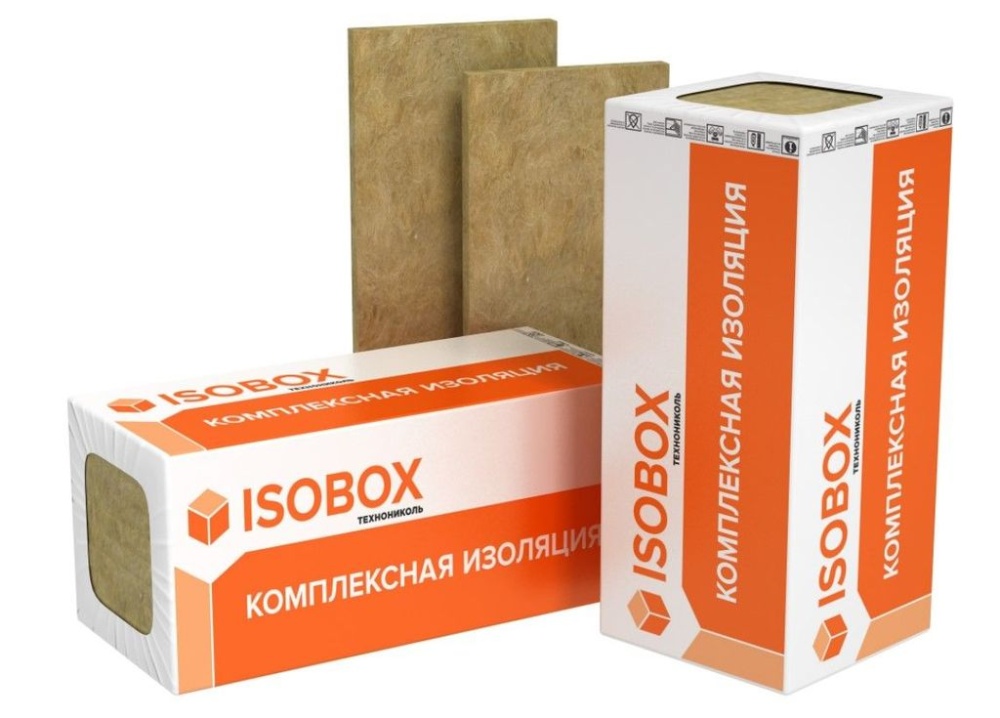 Утеплитель ТЕХНОНИКОЛЬ ISOBOX Экстралайт 50х600х1200 (уп.8шт 5,76м2 0,288м3) (24) пл.34