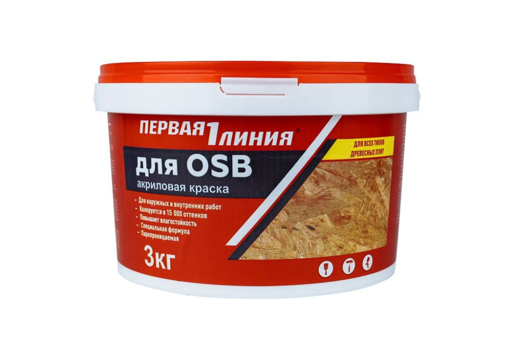 Краска для OSB Первая линия (3 кг) /144