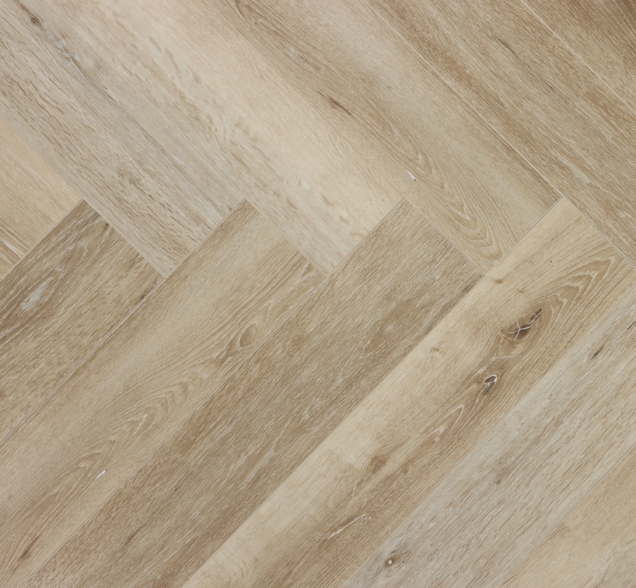 Кварцвиниловая плита SPC CronaFloor Herringbone Дуб Ренн H014 4V 640х128х4.5 (1,32м2/16шт)