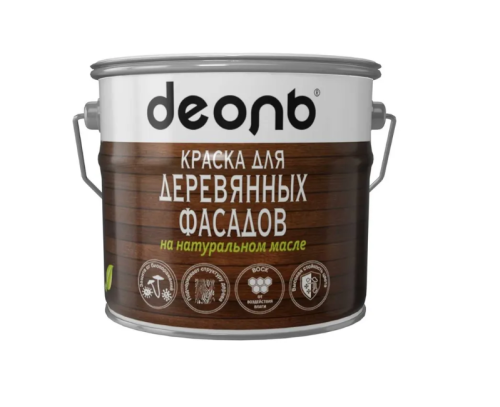 Краска для деревянных фасадов Деоль Сандал (0,75л)/6