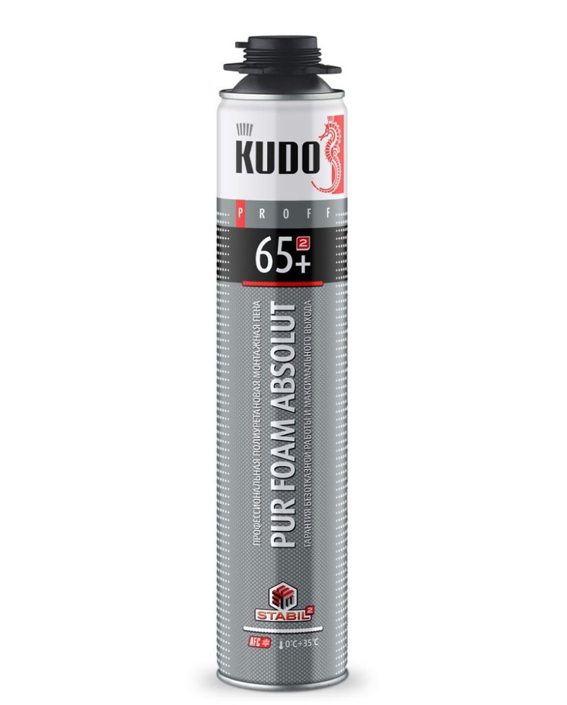 Пена монтажная профессиональная Kudo Proff 65+ (1000мл) /12