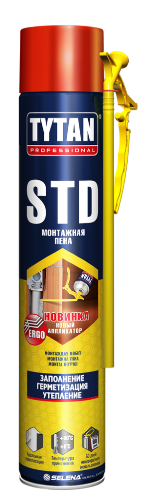 Пена монтажная бытовая Tytan СТОП МЫШЬ (0,750л) /12