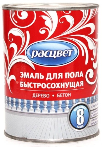 Эмаль ПФ-266 Расцвет Кофе с молоком быстросохнущая (0,9 кг) /14