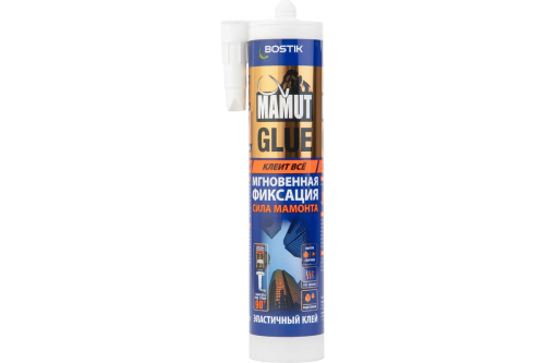 Клей монтажный гибридный BOSTIK MAMUT GLUE белый (432г)