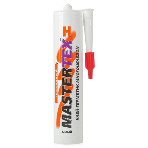Клей-герметик гибридный Mastertex ProfiMaster многоцелевой белый (0,290 л)/12