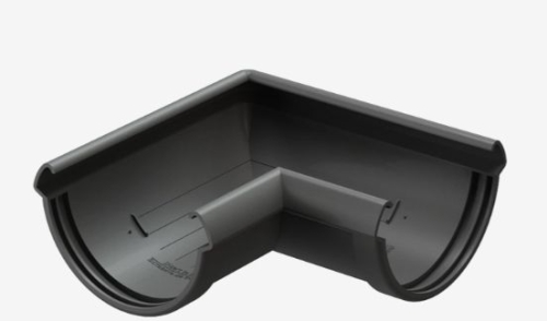 Элемент угловой Lux 90гр графит (уп 10 шт)