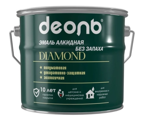 Эмаль алкидная без запаха DIAMOND Деоль Бежевая (0,75л) /6