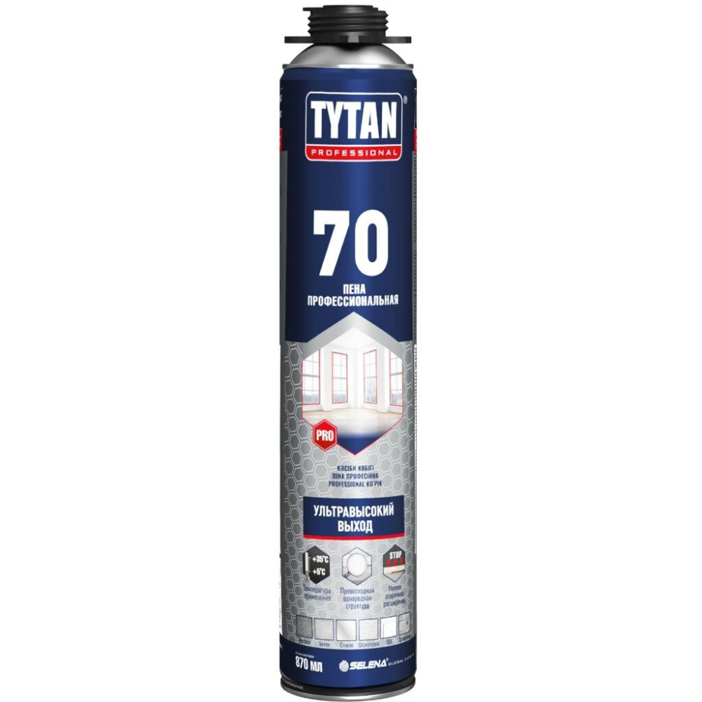 Пена монтажная профессиональная Tytan 70 зимняя /12