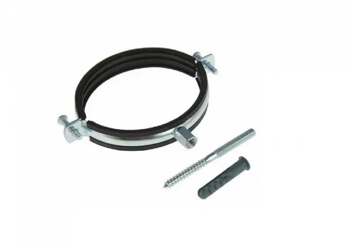 Хомут 3/4" (107-115) металлический с рез.уплотнением TAEN + гайка М8