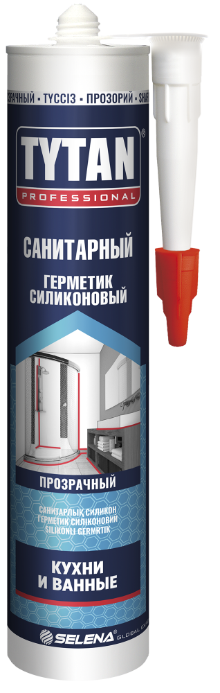 Герметик силиконовый Tytan Professional санитарный белый (0,280 л)
