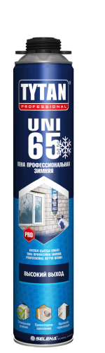 Пена монтажная профессиональная Tytan Professional 65 UNI зимняя /12