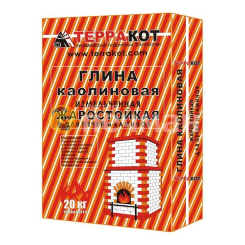 Глина ТЕРРАКОТ каолиновая (20 кг) /56