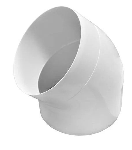 Колено 45° круглое D=100мм 10ККП (Эковент)