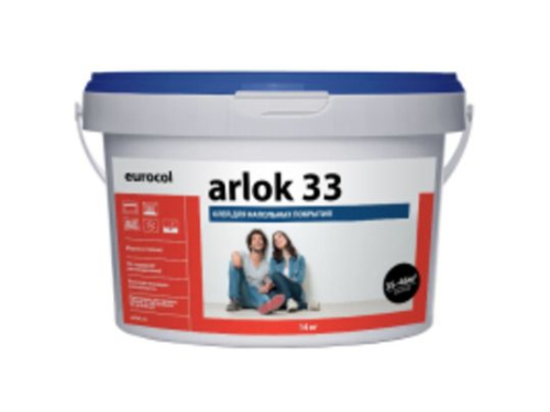 Клей для напольных и ковровых покрытий 33 Arlok 1кг (320 г/м²/ 420г/м2)