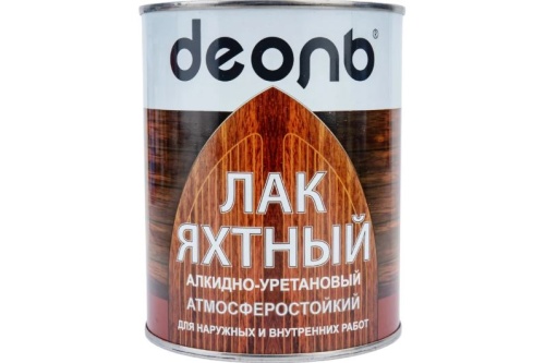 Лак яхтный Деоль алкидно-уретановый глянцевый (0,75 л)/6