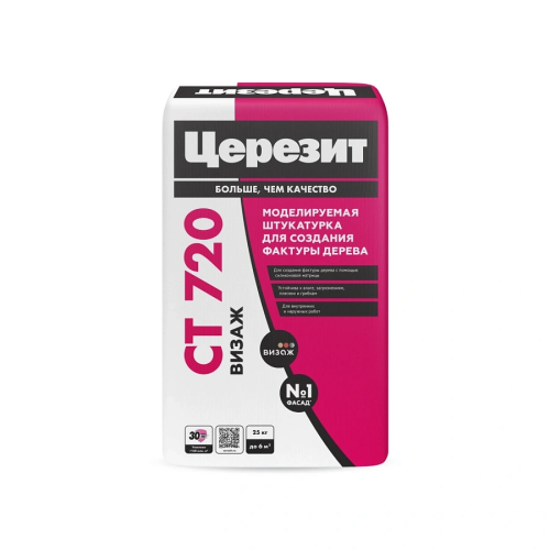 Штукатурка ЦЕРЕЗИТ CT 720 Visage (25 кг) /48