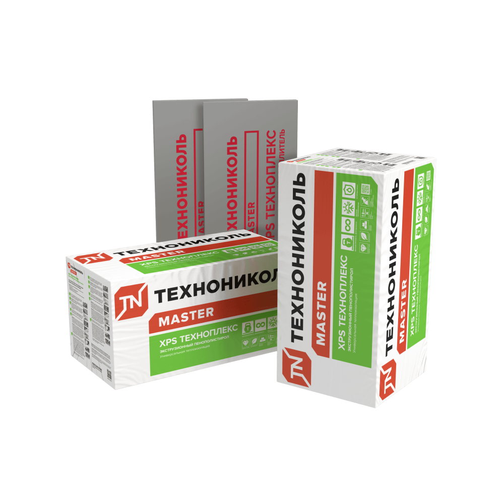 Утеплитель ТЕХНОНИКОЛЬ Техноплекс 100х580х1180 (уп.4шт 2,7376м2 0,2737м3)