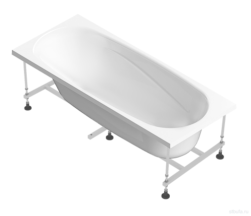 Ванна акриловая DOMANI-Spa Standart 150х70х57 каркас метал. УСИЛЕННАЯ рама