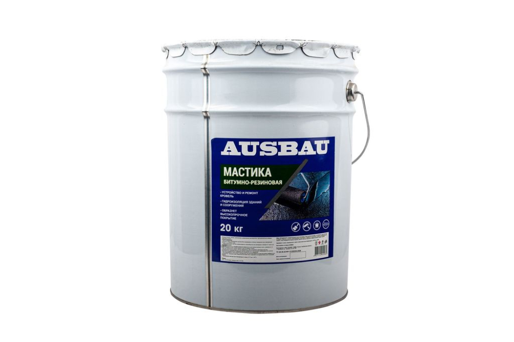 Мастика битумно-резиновая AUSBAU (20 кг) /36