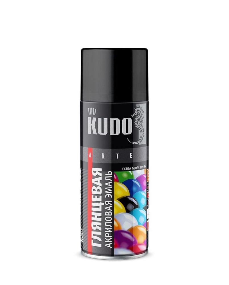 Краска аэрозольная акриловая Kudo RAL 1001 Бежевая глянец KU-A1001 (0,520 л)/12
