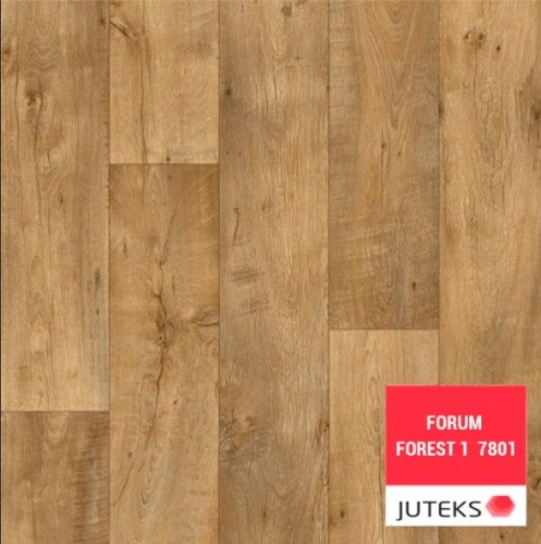 Линолеум бытовой JUTEKS FORUM FOREST 1 7801 4.0м 4,8/0,4/2,6 кг/кв м