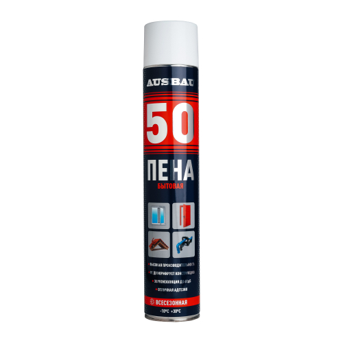 Пена монтажная бытовая AUSBAU 50 всесезонная (-10℃ +35℃) /12