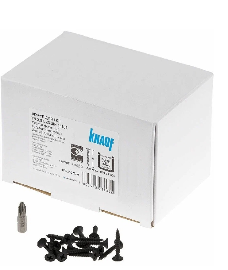 Саморез TN 3,5х25 (1000) KNAUF