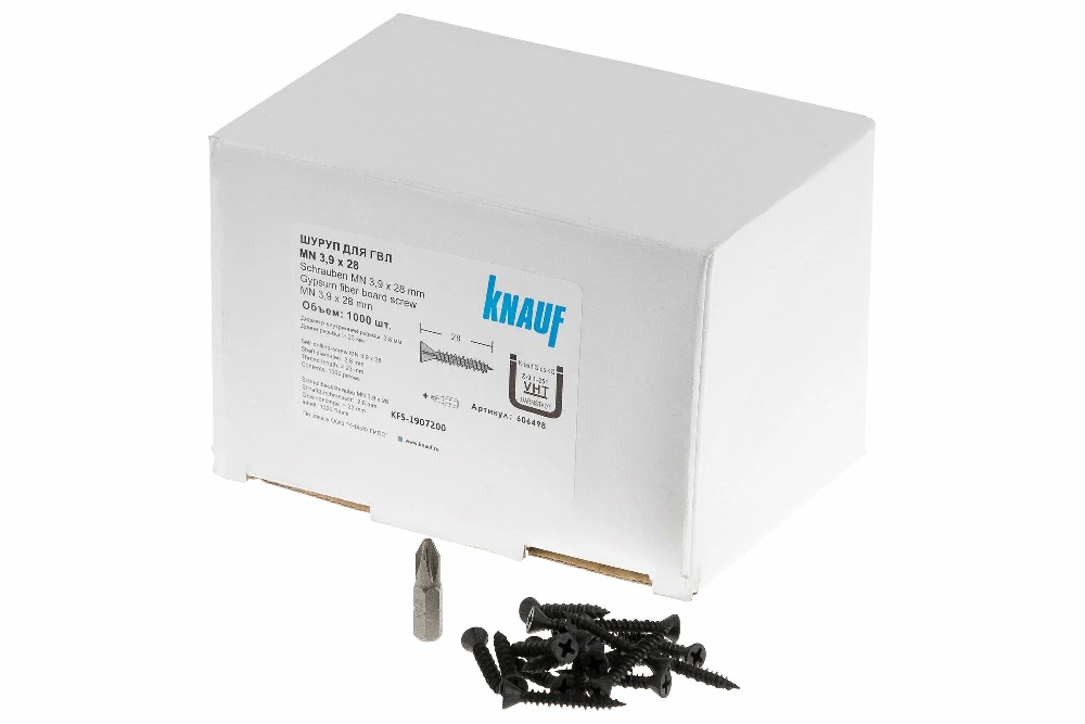 Шуруп ГВЛ 3,9х28 (1000) MN KNAUF