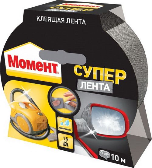 Лента клеящая алюминиевая 10м Супер Момент