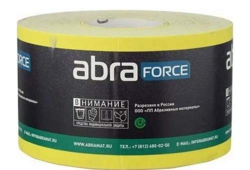 Шкурка шлифовальная на бумажной основе Р240 115мм х 4м Abraforce