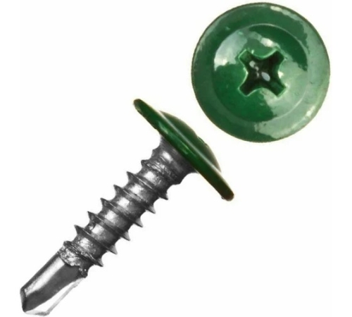 Саморез ПШС 4,2х16 RAL6005 (250шт)