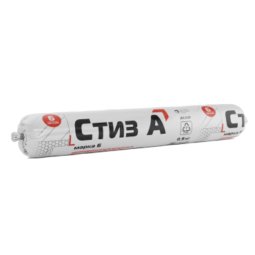 Герметик однокомпонентный акрилатный СТИЗ-А (фаил-пакет 0,9 кг)