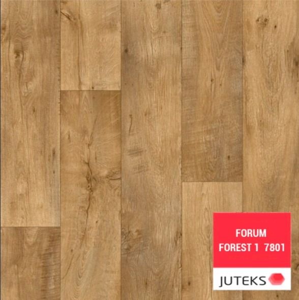 Линолеум бытовой JUTEKS FORUM FOREST 1 7801 2.5м 4,8/0,4/2,6 кг/кв м