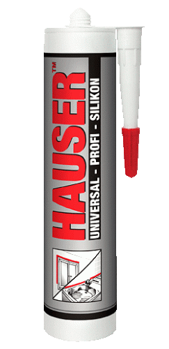 Герметик силиконовый Hauser UNI универсальный белый (0,260 л)/12