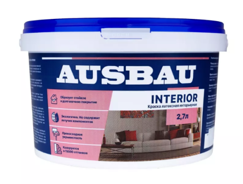 Краска интерьерная латексная AUSBAU (2,7 л) /144