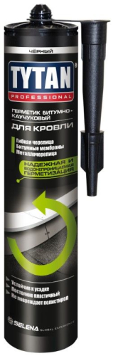 Герметик битумно-каучуковый Tytan для кровли черный (0,310 л)/12